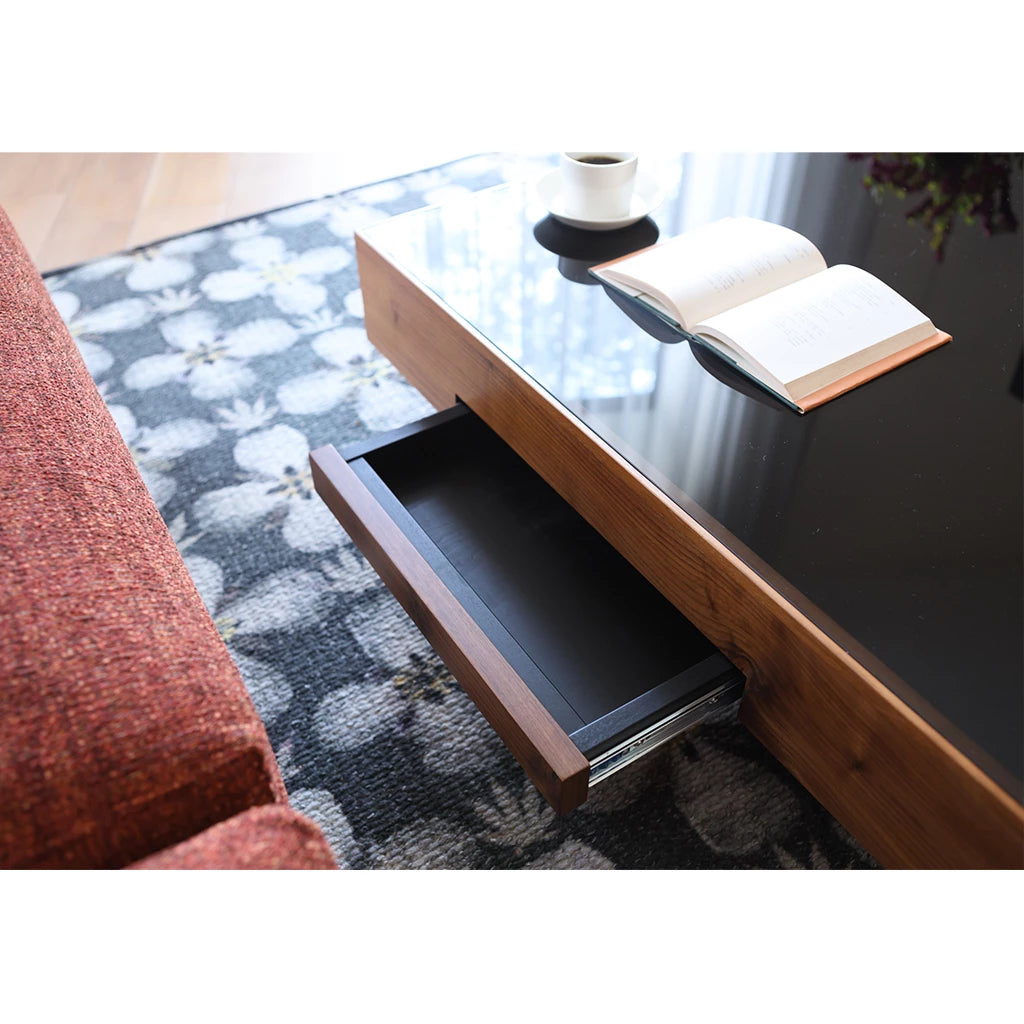 CHOCOLAT Living Table (glass top) – PIANO ISOLA