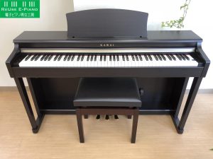 電子ピアノ KAWAI CN25C 2015年製 中古 椅子付き チェリー調 ブラウン