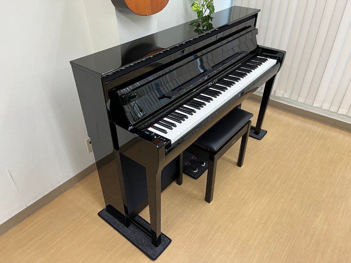 YAMAHA CLP-685PE 18年製 中古 電子ピアノ 木製鍵盤 クラビノーバ 黒