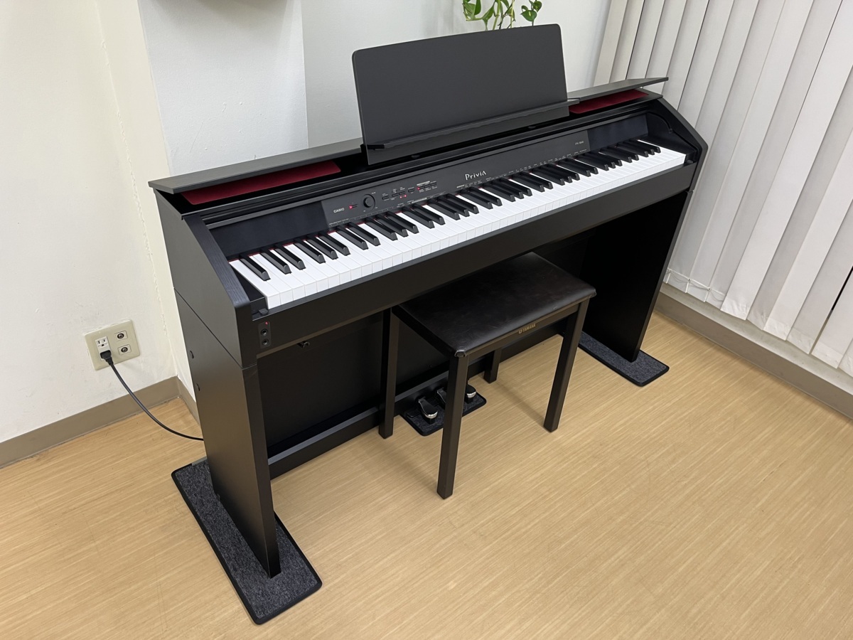 CASIO PX-860BK 2015年製 中古 電子ピアノ 椅子付き ブラック Privia