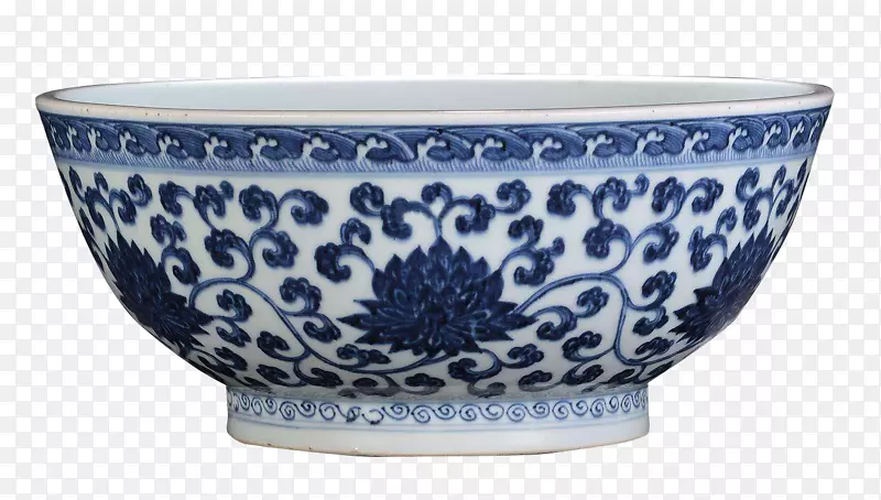 乾隆青花缠枝莲大碗PNG图片素材下载_图片编号7372788-PNG素材网