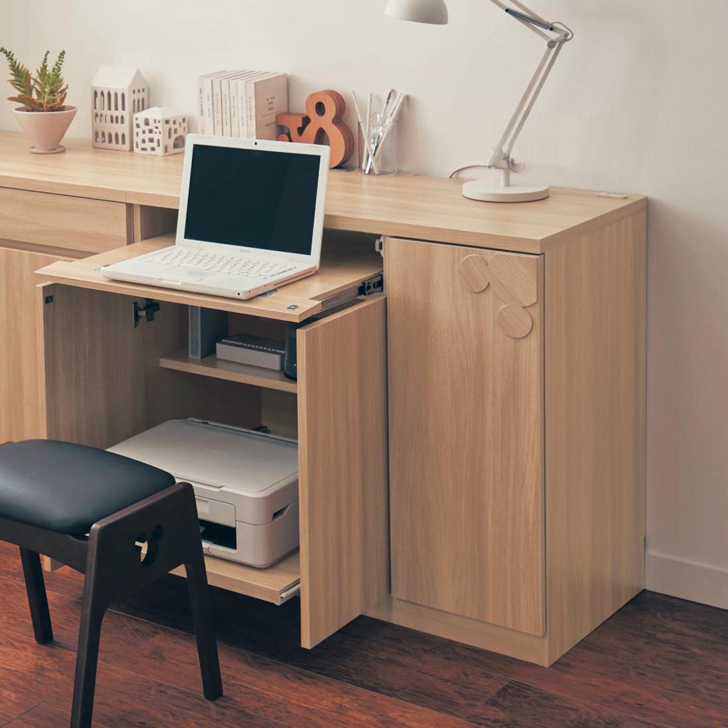 パソコンキャビネット「ミッキーモチーフ」（ディズニー リビング