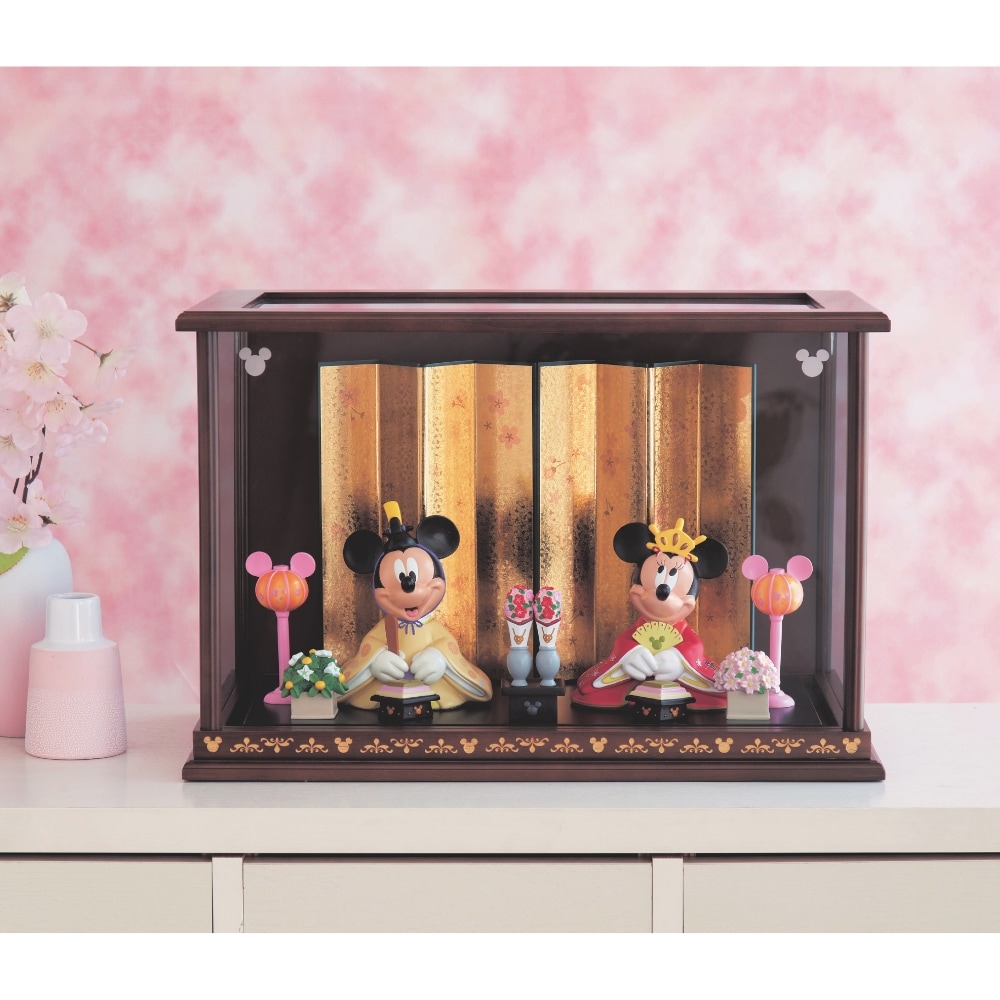 親王飾り専用ケース「ミッキーモチーフ」（ディズニー インテリア雑貨