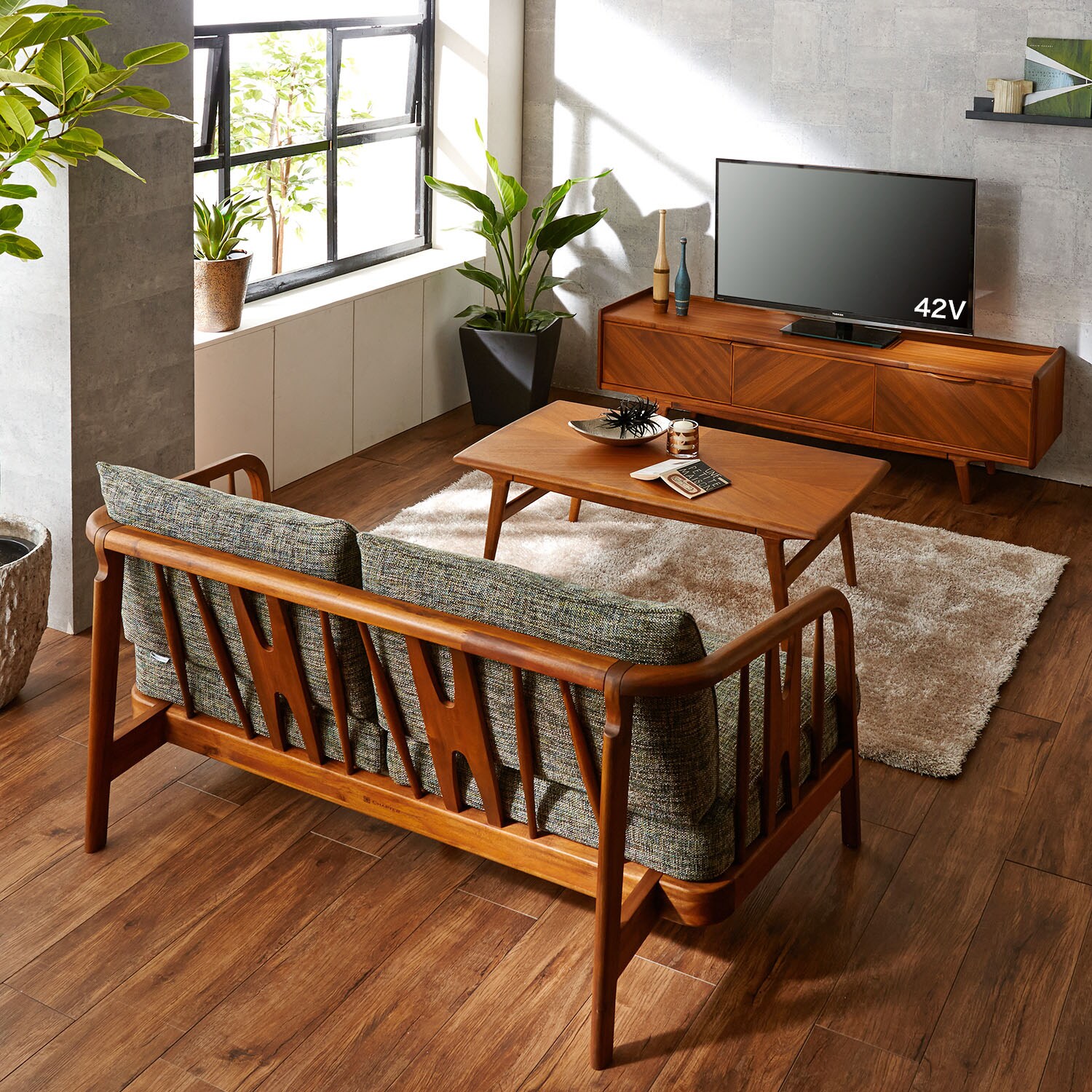 英国ヴィンテージ風リビングローテーブル（ローテーブル/センター