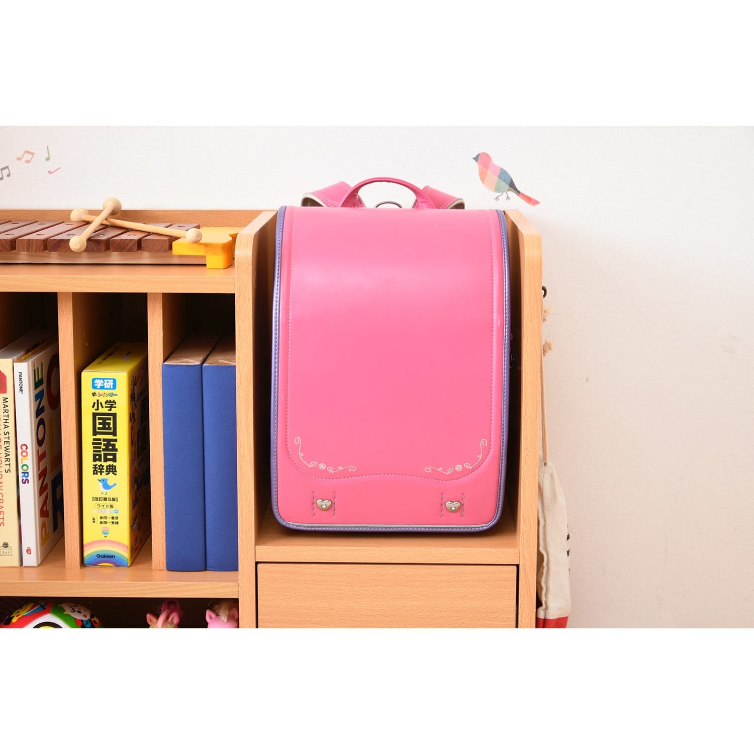 カウンター下でも使えるランドセルワゴン（ランドセルラック）｜通販の