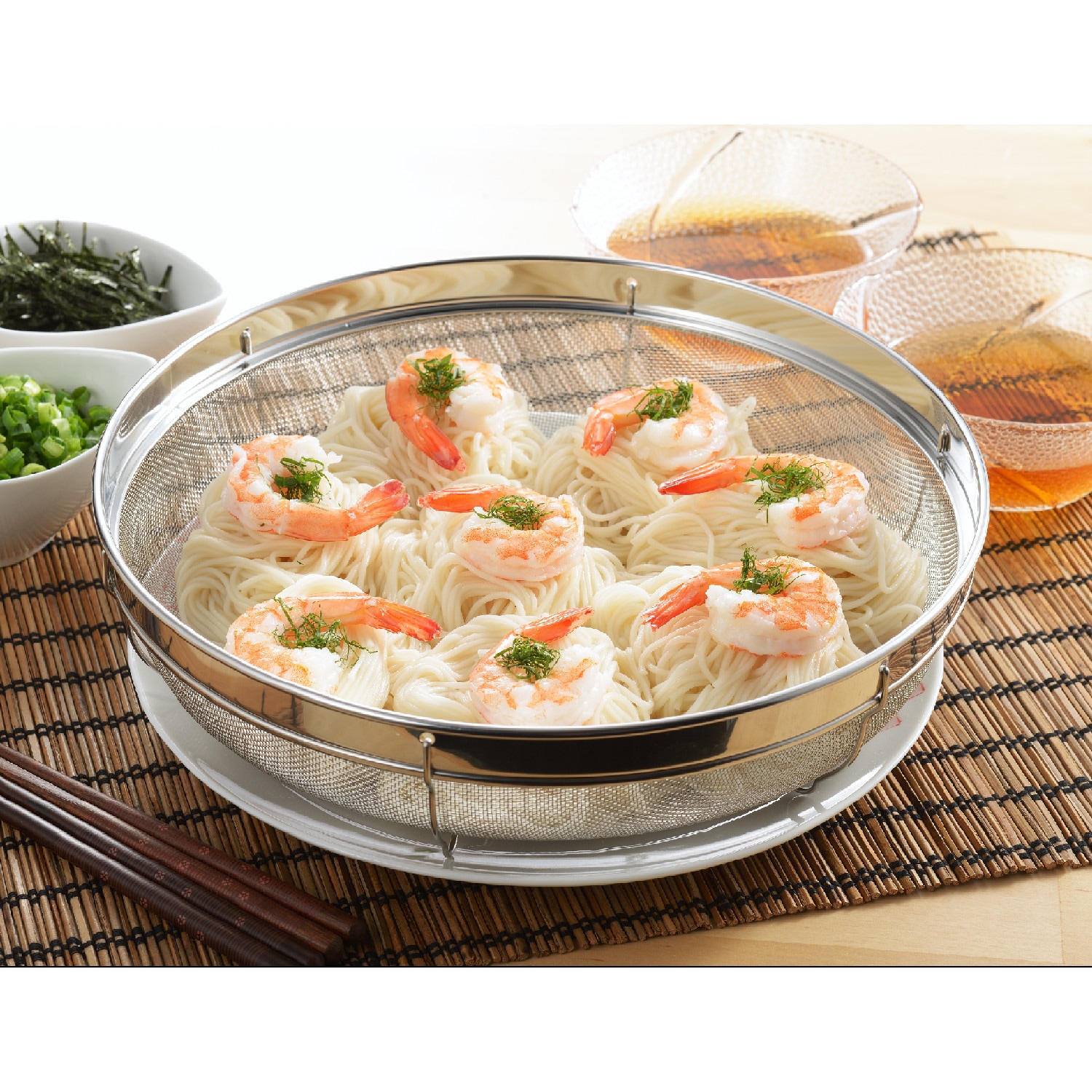 燕三条で作った連結できるステンレス製の干し野菜バスケット［日本製