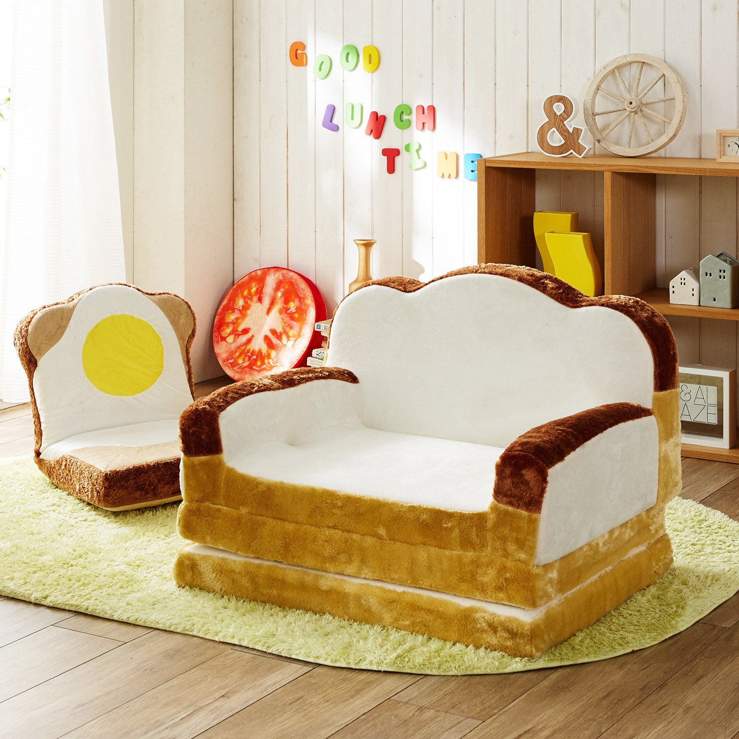 ふわふわ食パンソファーベッド［低反発ウレタン使用】｜通販の