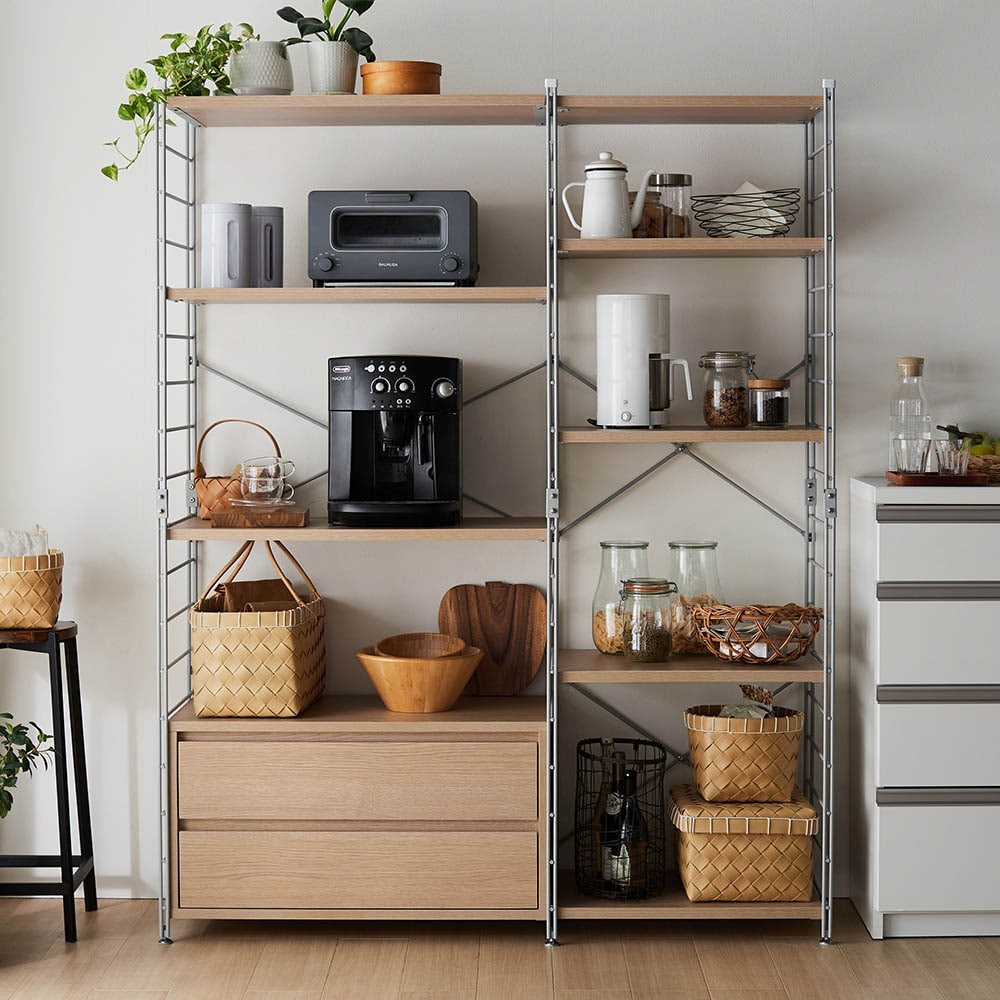 3/16まで大型送料無料】 しっかり仕様のダブルワイヤーレンジ台＜ロー