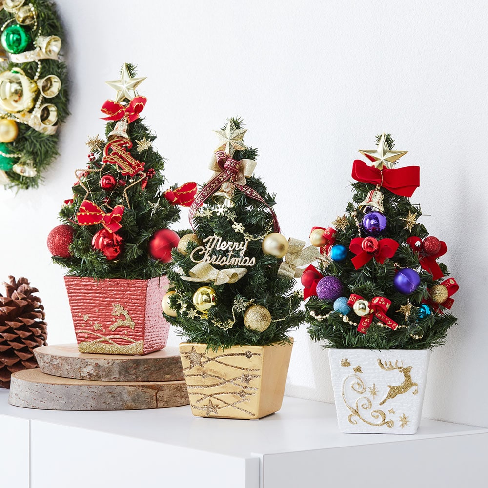 クリスマス】華やかな陶器ツリー ＜高さ約35cm＞｜通販のベルメゾンネット
