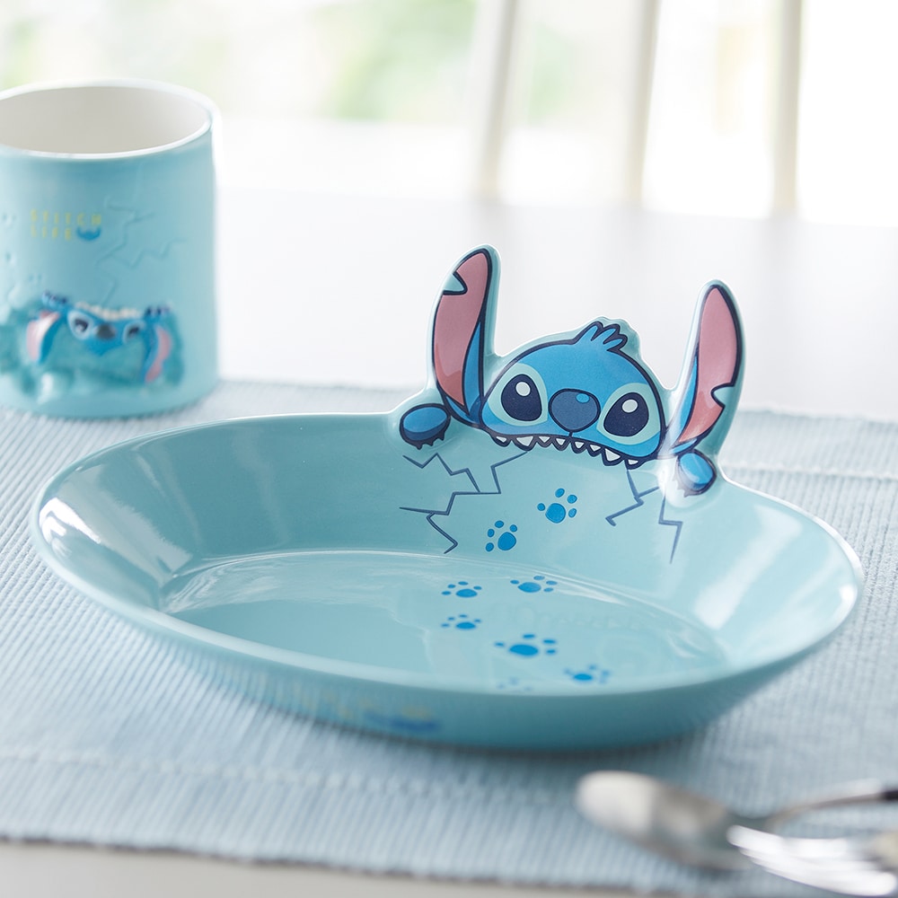 いたずらデザインのパスタプレート「スティッチ」(ディズニー/Disney
