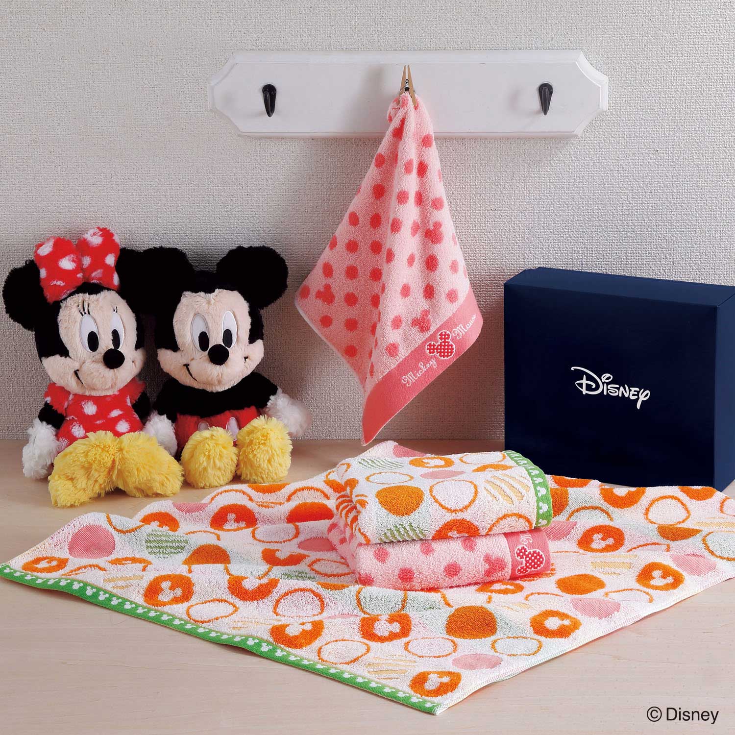 アイコンポップ フェイス・ウォッシュタオルセット（ディズニー タオル