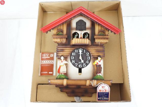 CITIZEN シチズン 4MJ645 クオーツカッコー・テキサス 彩色仕上 掛時計
