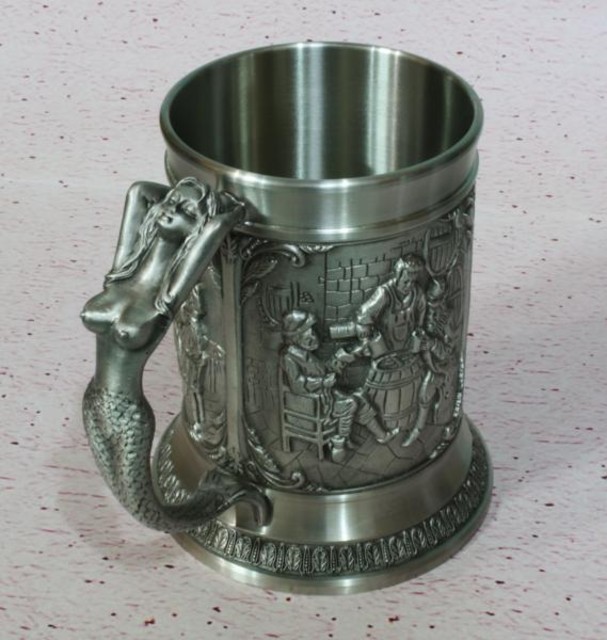 高額買取No.1への挑戦！モノパーク】錫製 ピューター ビアジョッキ