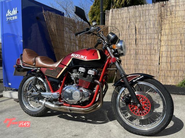 スズキ GSX400E ゴキ SP忠雄クロス管 ANDFフォーク