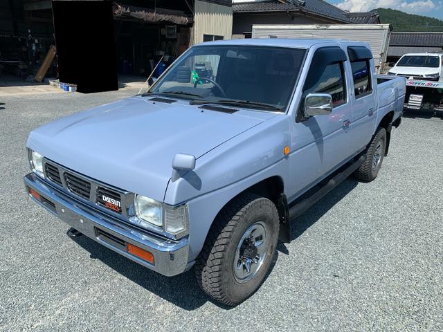 日産 ダットサンピックアップ ダブルキャブ AD 4WD パワステの