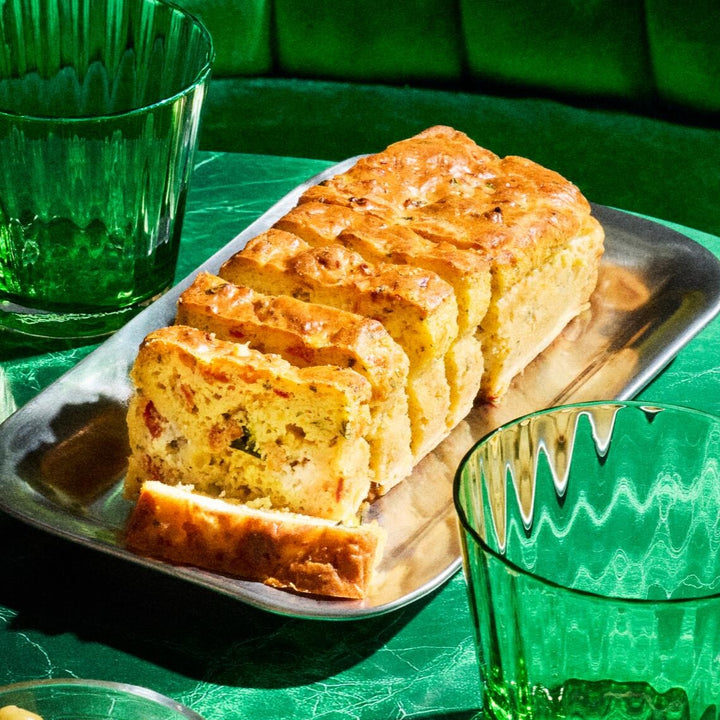 ピカール公式】シェーブルチーズ、ズッキーニ、トマトのミニケーキ