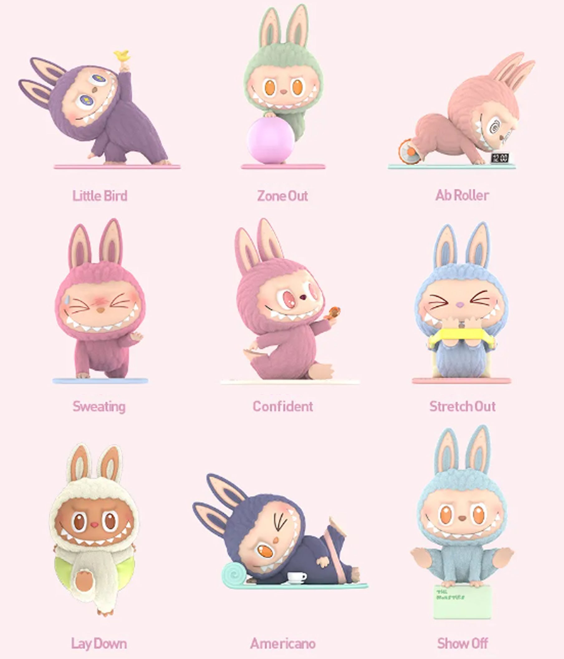 The Monsters - Lazy Yoga Series - Blind Box – Pickaparty