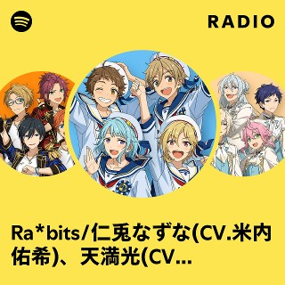 Ra*bits/仁兎なずな(CV.米内佑希)、天満光(CV.池田純矢)、真白友也(CV