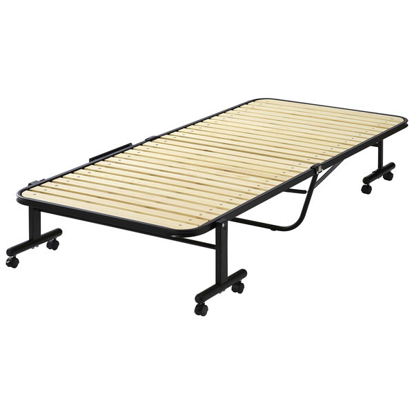アイリスオーヤマ 折りたたみすのこベッド ハイタイプ OTB-WH シングル