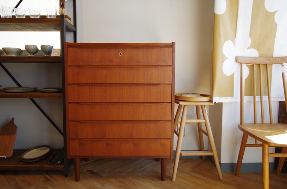 6段チェスト / デンマーク家具 / ヴィンテージ | 桟橋カモメ PIERLOKKI
