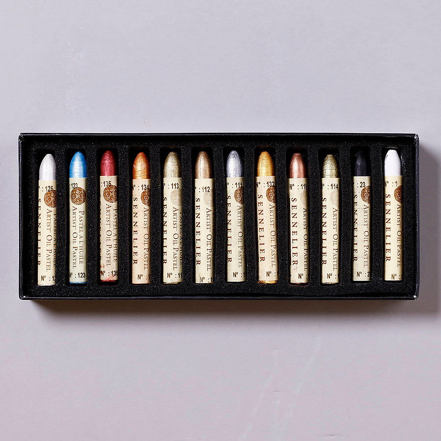 オイルパステル パールカラーセット12色 – PIGMENT TOKYO