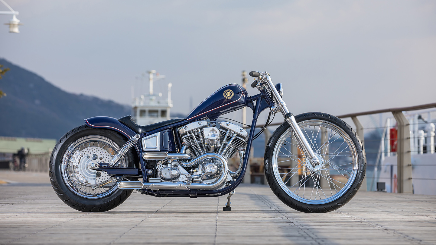 HIROSHIMA HARLEY: Shovelhead by Satomari Motorcycle. - Pipeburn