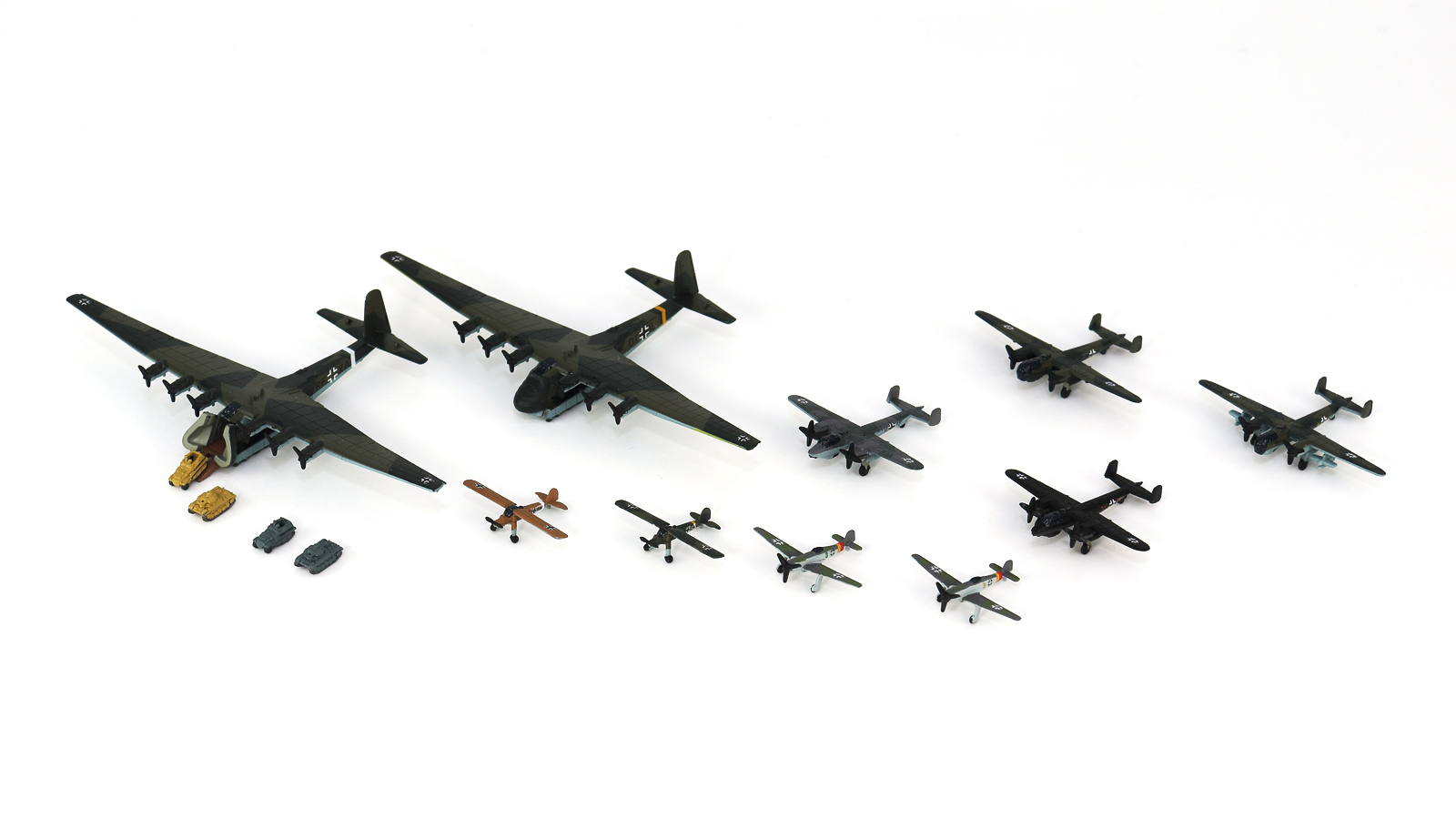 S60 1/700 WWIIドイツ空軍機セット3 – ピットロード