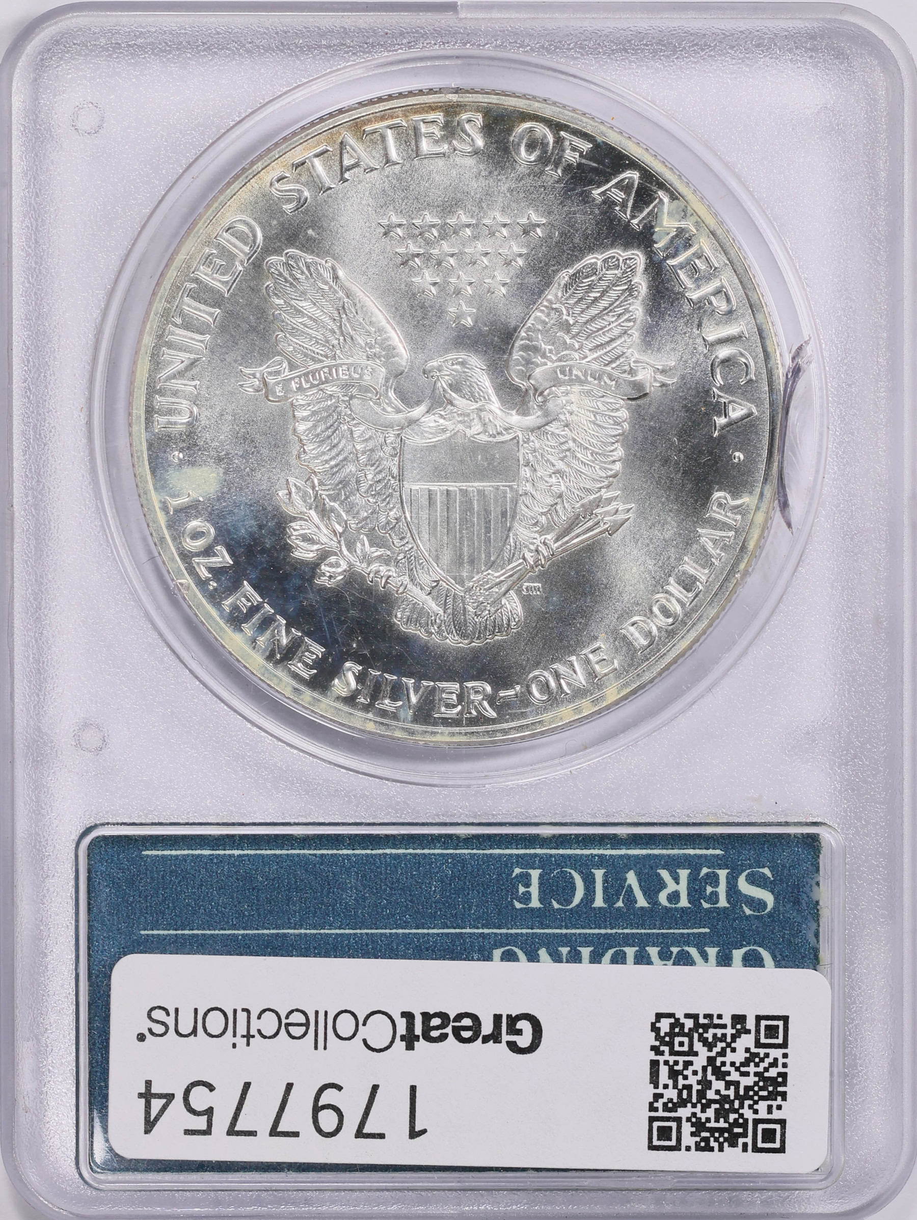 1987 $1 Silver Eagle PCGS MS-67 OGH (1st Gen) (Item 1797754