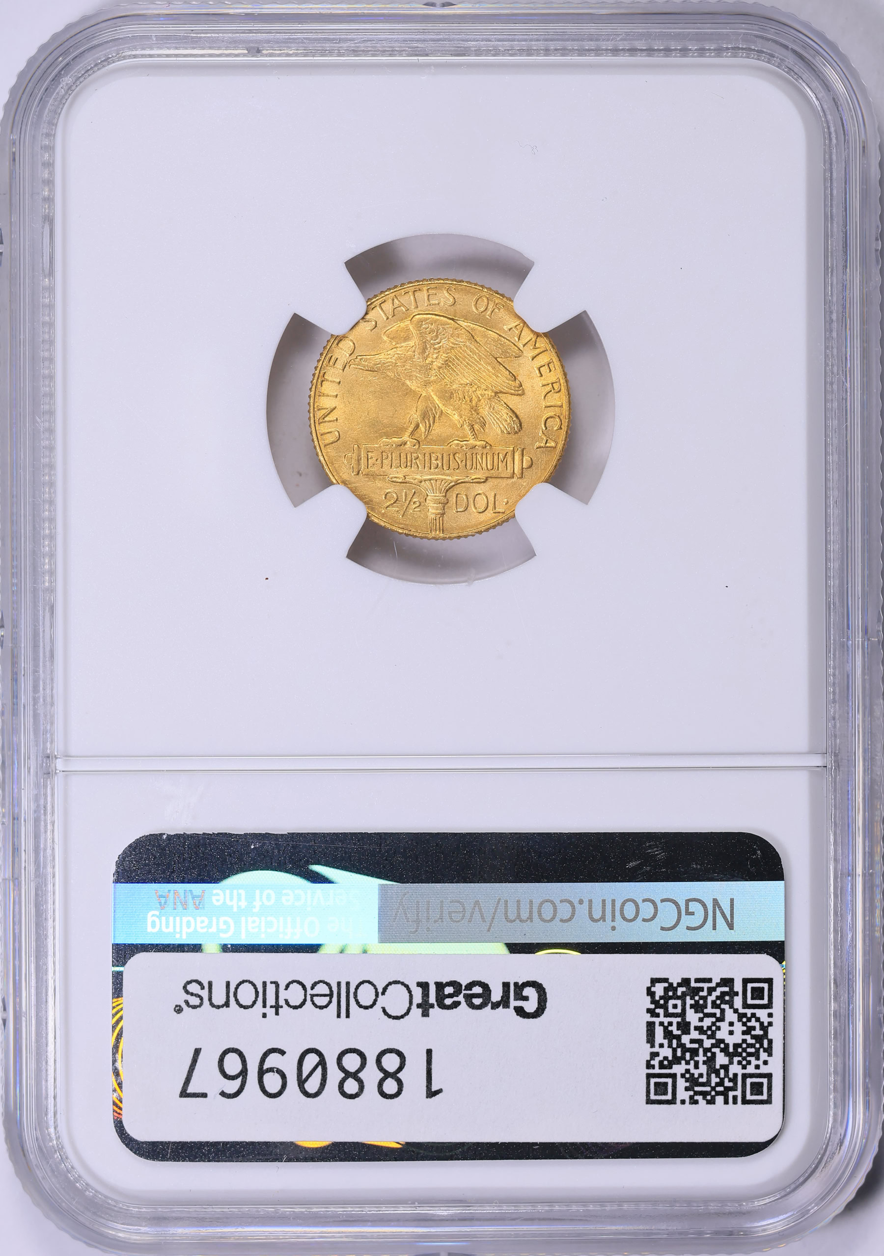 1915-S Panama-Pacific Exposition Quarter Eagle NGC MS-65 (Item