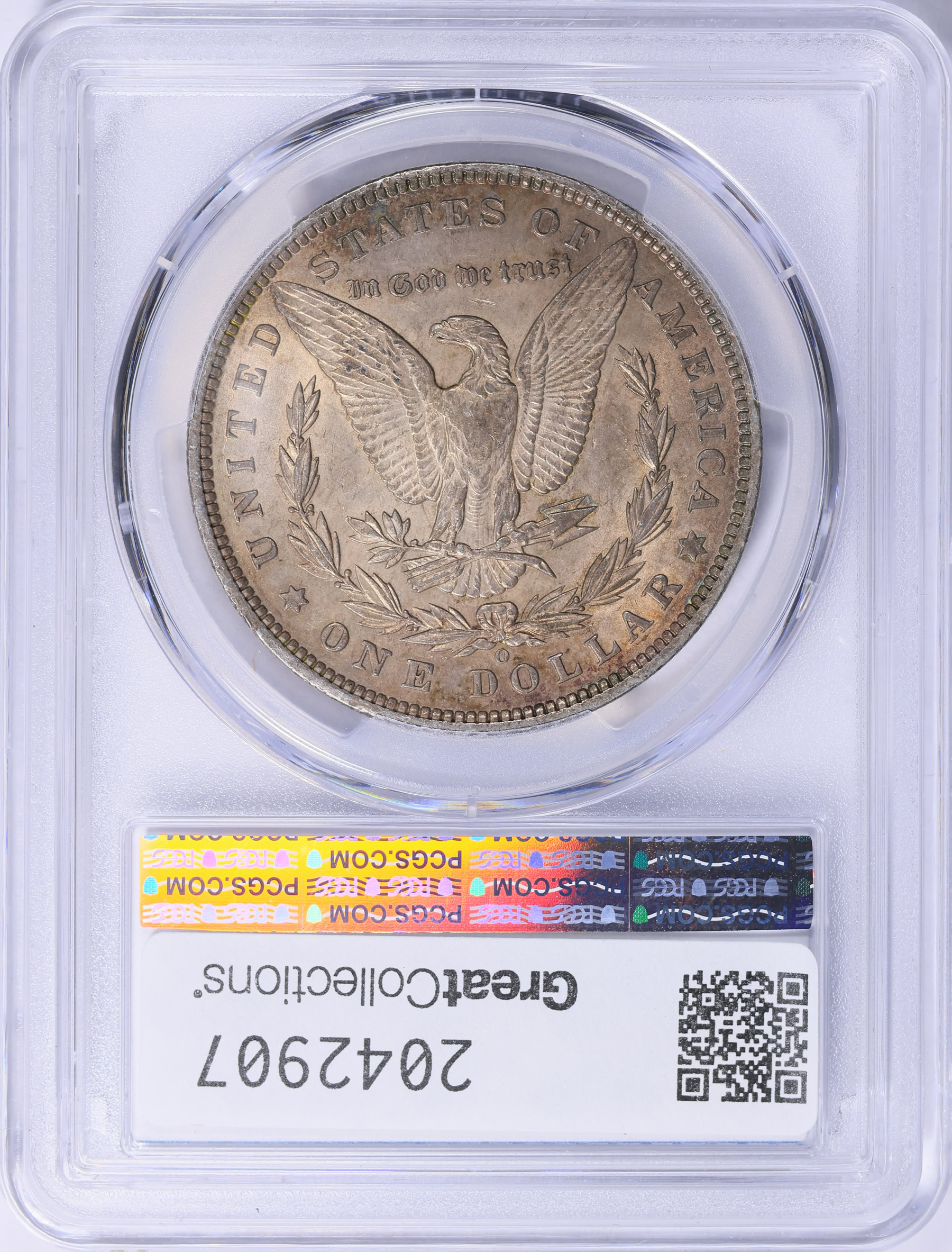 1897-O Morgan Silver Dollar PCGS AU-55 (Toned) (Item 2042907