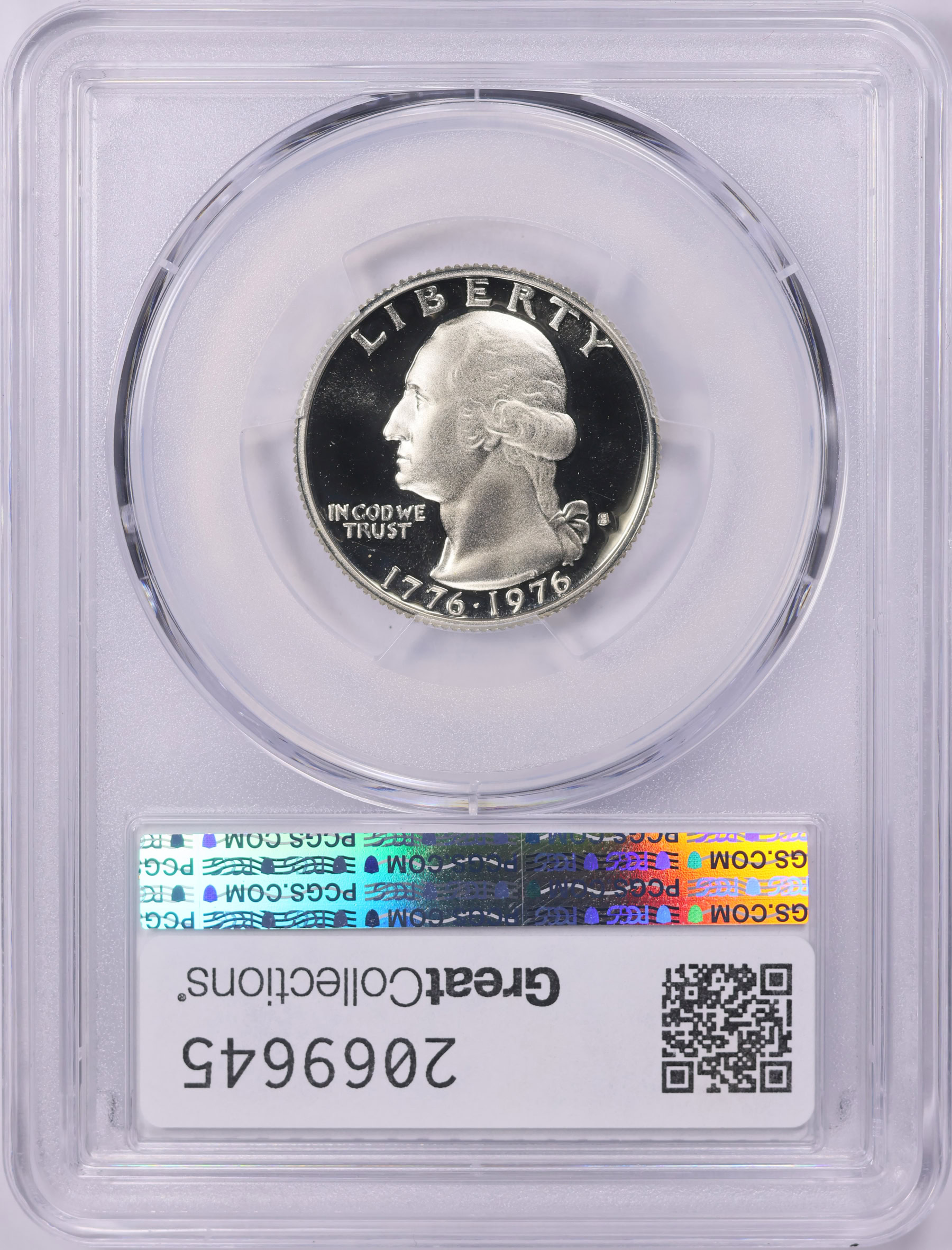 1976-S Washington Quarter Silver PCGS Proof-70 DCAM (Item 2069645