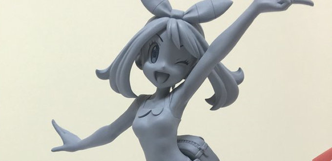 ハルカ with ミズゴロウのフィギュアの原型が初公開