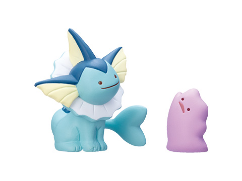 メタモンがイーブイたちに「へんしん」したカプセルトイが、ポケモン