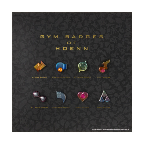 ポケモン、ホウエン地方のジムバッジがグッズに。価格は19440円