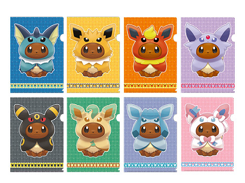 イーブイがブイズのポンチョを着たグッズ登場。人間用の衣装も発売