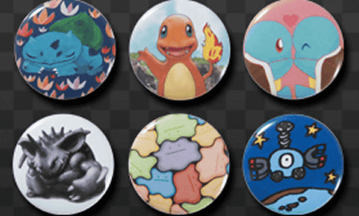 ポケセン15周年記念グッズ、赤緑のポケモンが描かれた「ポケモン