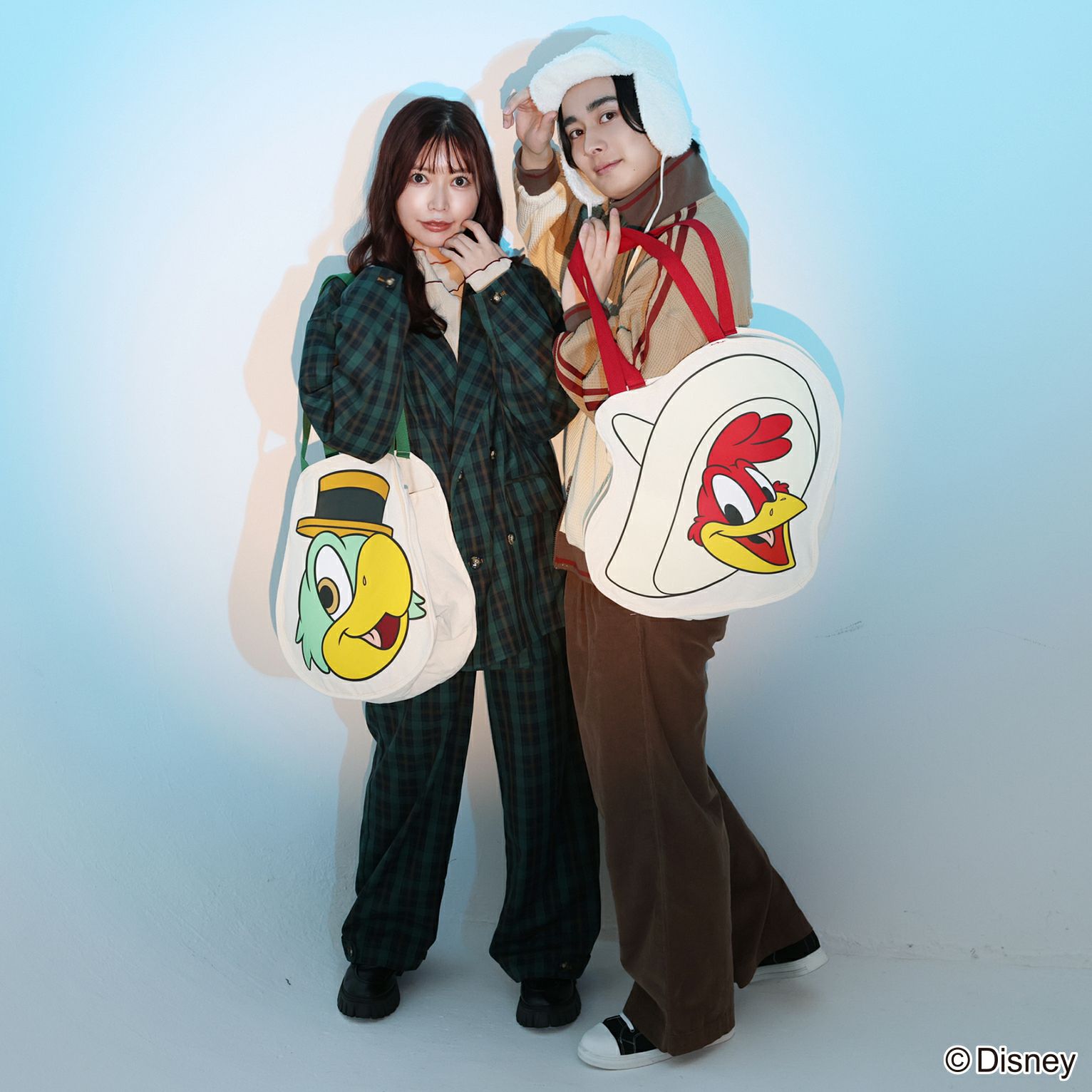 Disney】三人の騎士/パンチート/ダイカットトートバッグ(PONEYCOMB