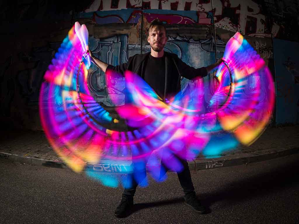 LED ジャグリングクラブ FT2 （3本セット） ライトトイズ Lighttoys