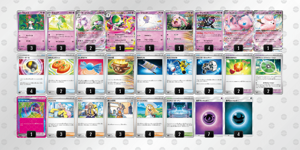 メガシンカサンプルデッキ】メガルカリオex・メガサーナイトex・メガ