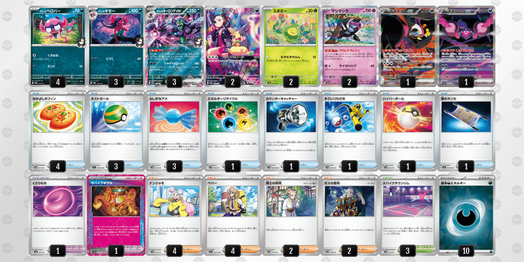 スターターセットex1000円改造 「マリィのモルペコ＆オーロンゲex」編