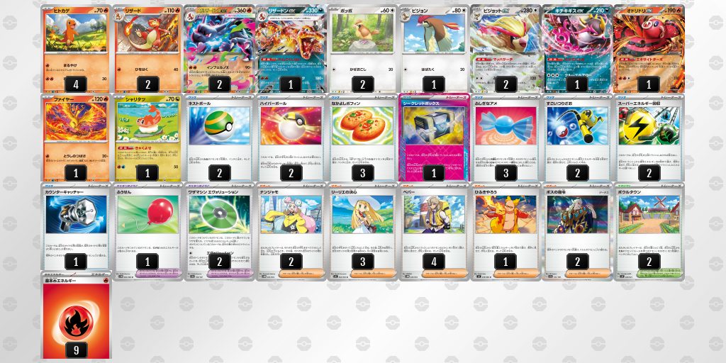 ポケカ メガリザードンXex デッキレシピ - ポケモンカード 環境トップ