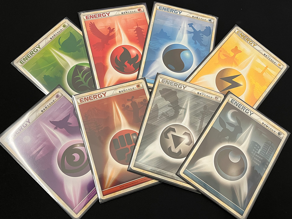 ポケカのおしゃれはエネルギーから？人気の基本エネルギー紹介
