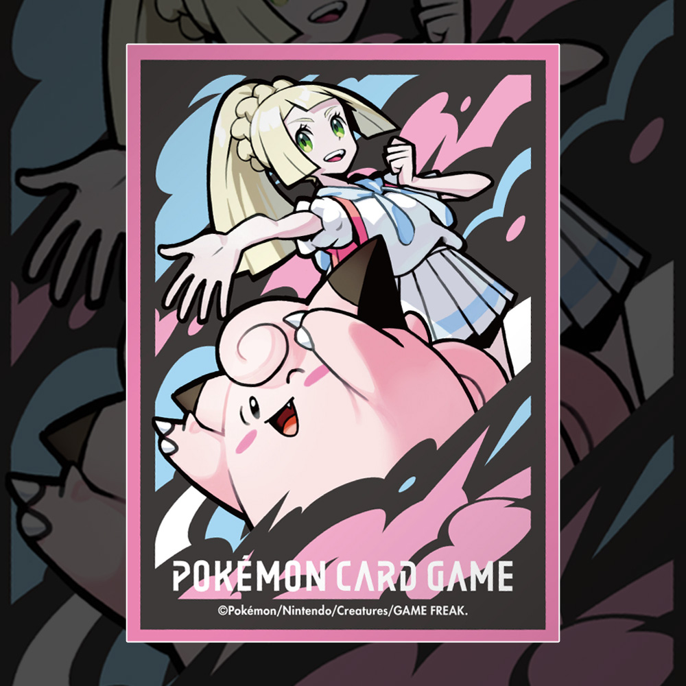 デッキシールド リーリエ＆ピッピ【ピンク】｜ポケサプ：ポケモン