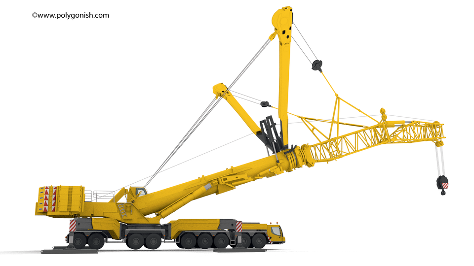 Liebherr LTM 11200-9.1 - T7YVEF - Polygonish - 3D Model Store 3D Model