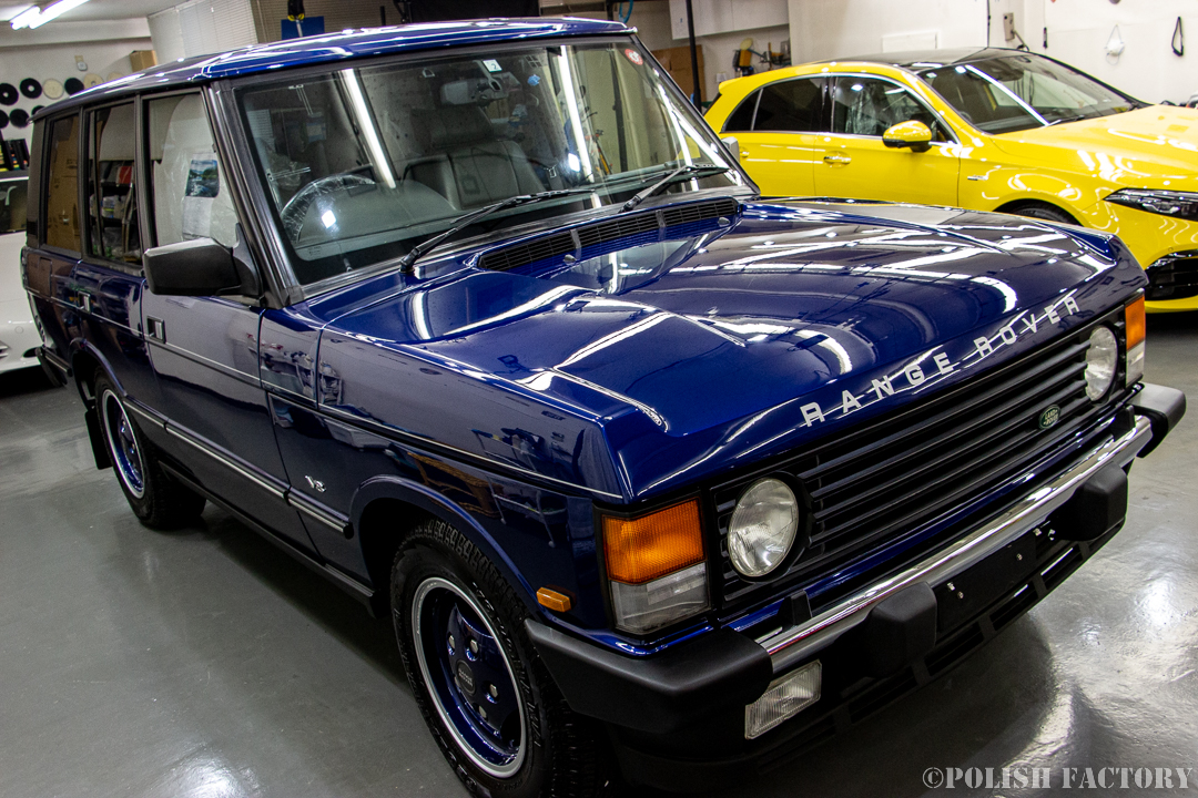 クラシックレンジローバー】磨きとセラミックコーティング施工例