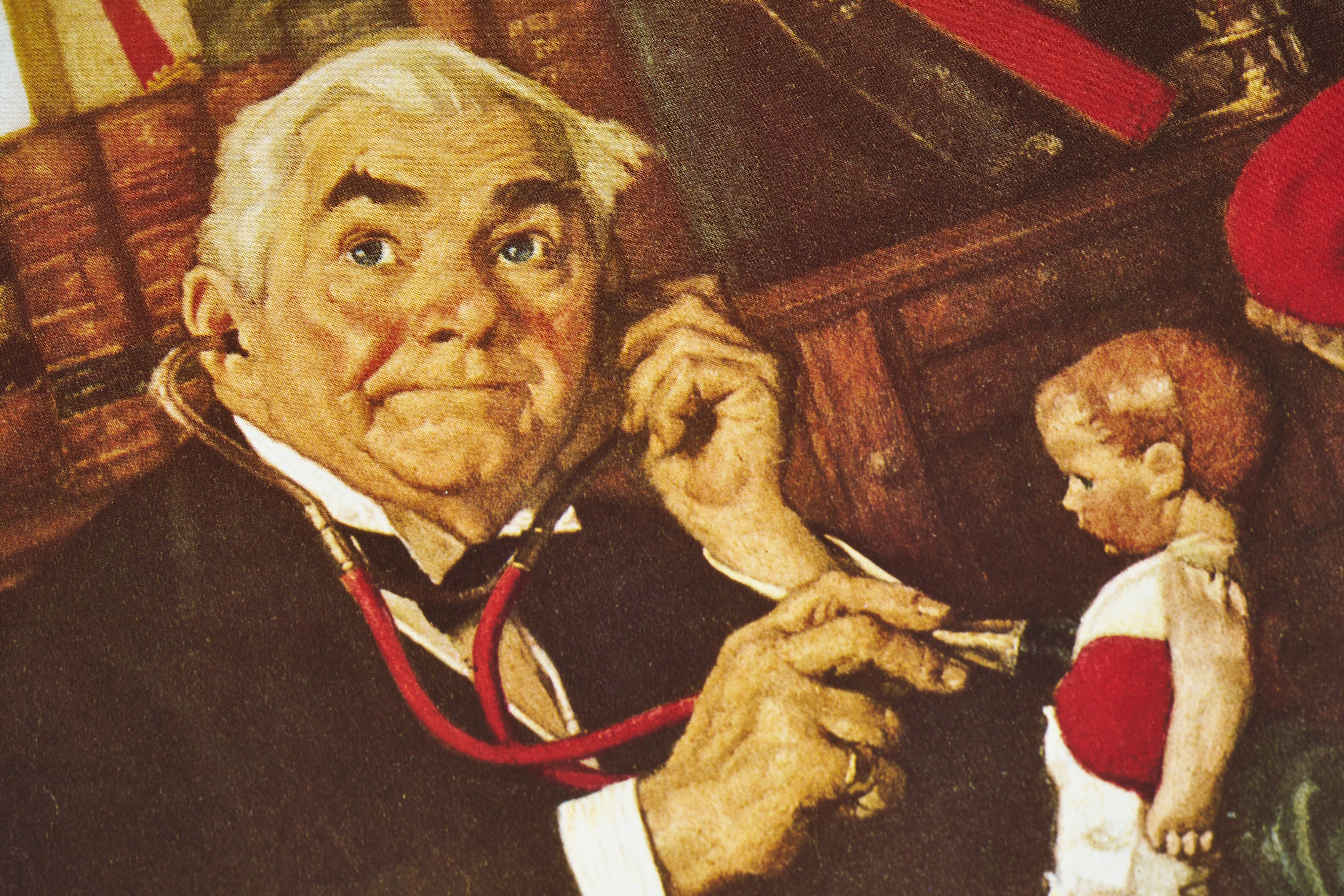 限定10枚】The Doctor and Doll 1929 - CURTIS PUBLISHING 1982