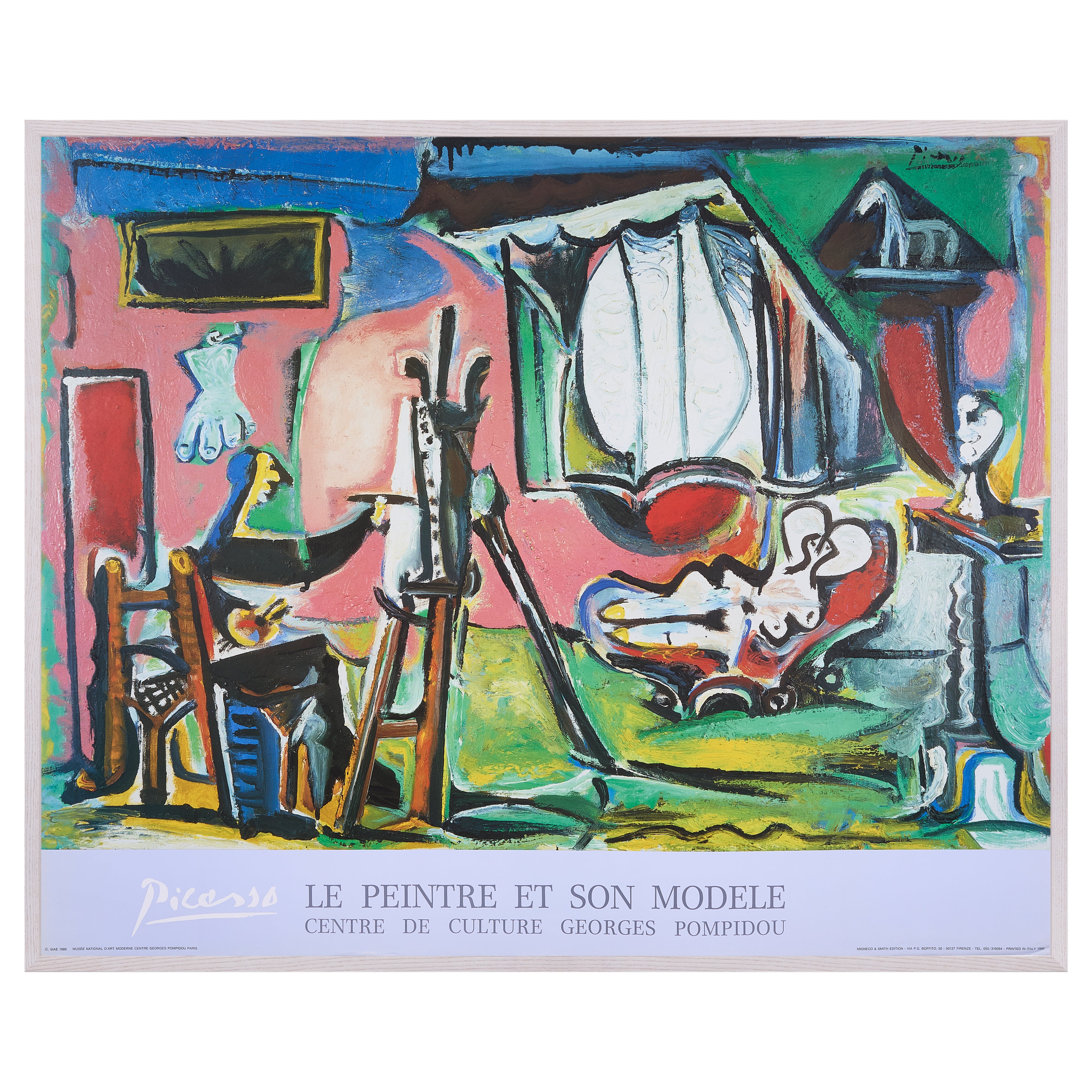 限定10枚】Le Peintre et son modele 1989 / パブロ・ピカソ | POP ART