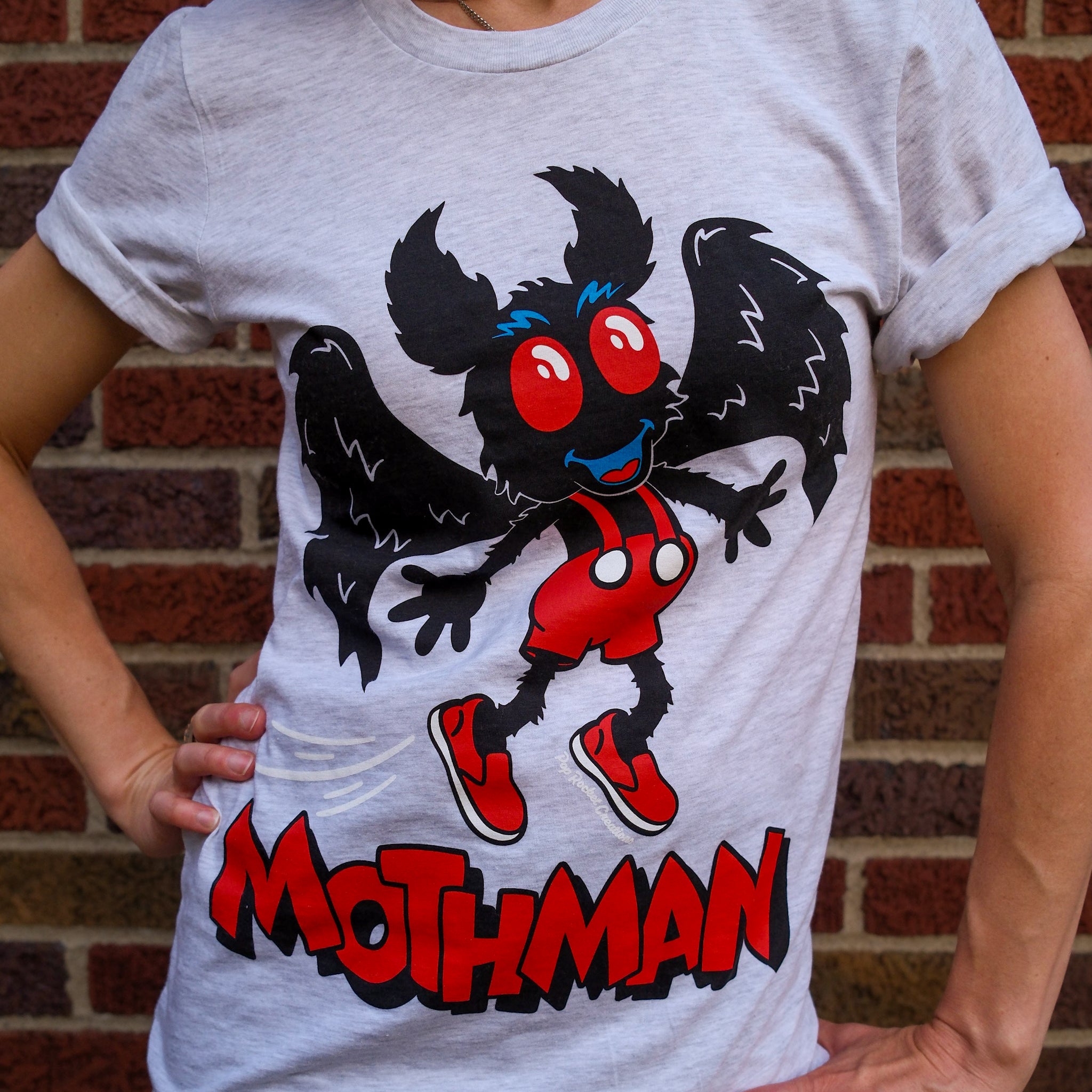 RESTOCKED! Mothman in Flight T-Shirt – Pop Rocket Creations