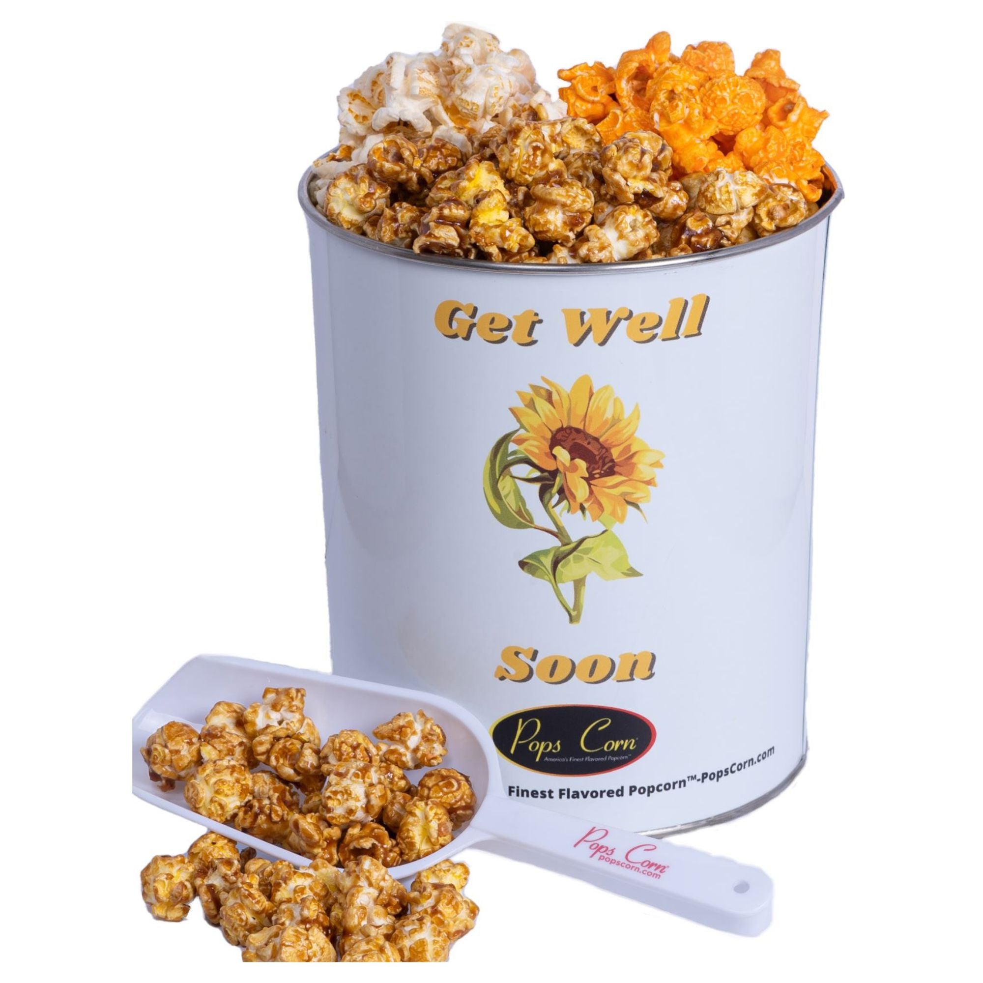 1 Gallon Happy Birthday Gourmet Flavored Popcorn Tin | Pops Corn