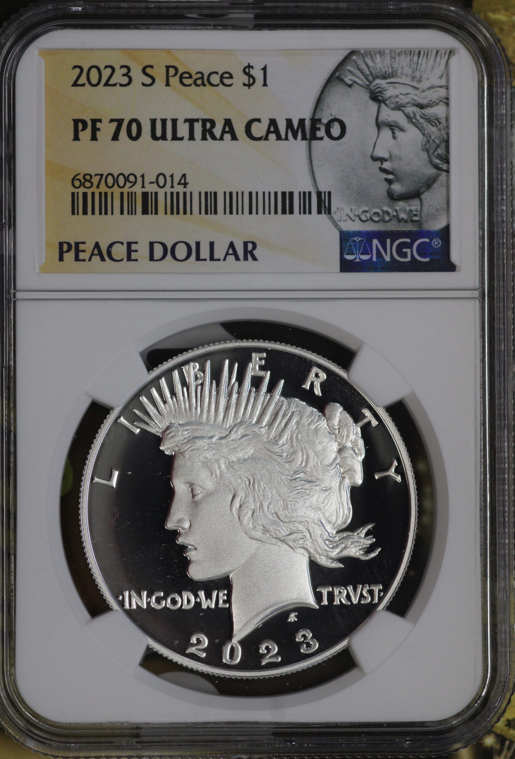 2023 S Peace Dollar PF70 Ultra Cameo NGC – Portsmouth Coin